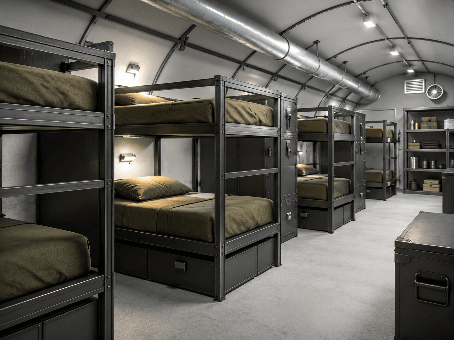 Shelter bunk beds