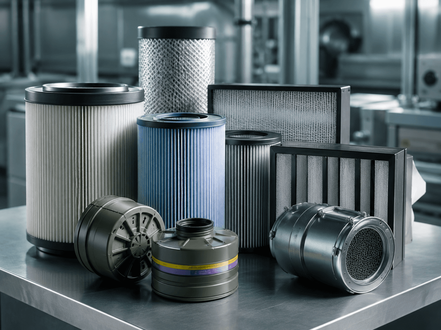 NBC filters, Gasfilters